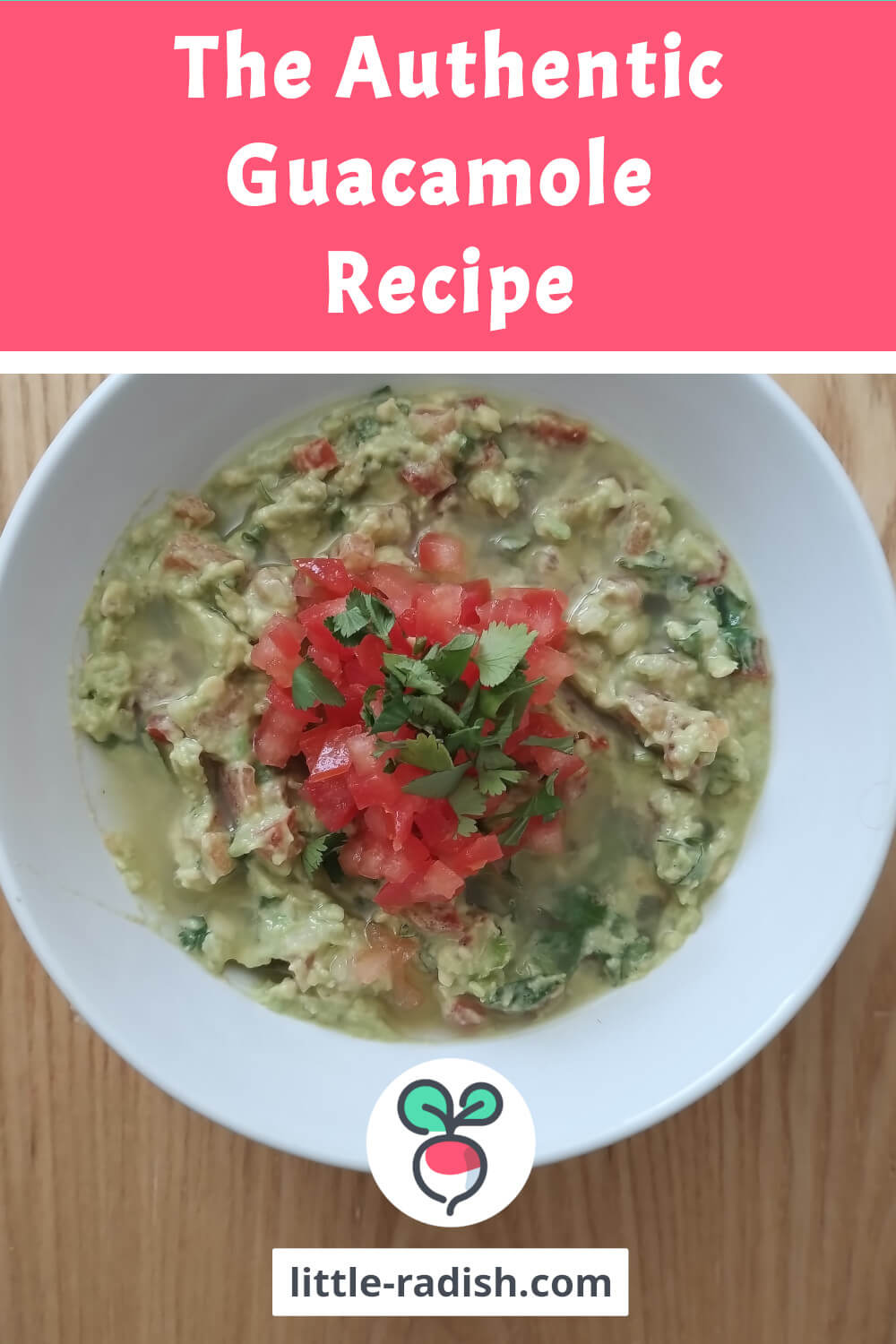 The authentic Mexican guacamole recipe