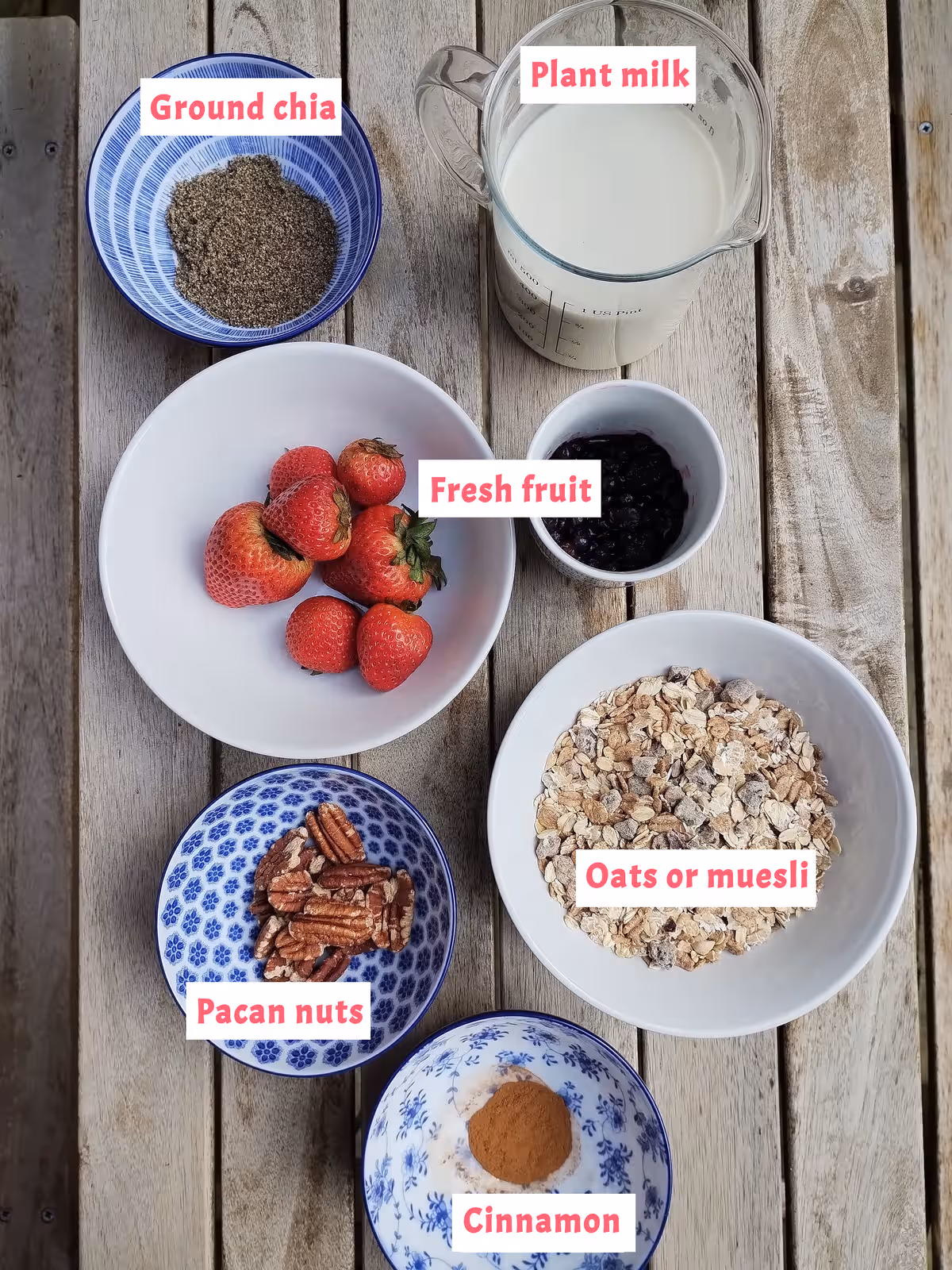 Porridge ingredients